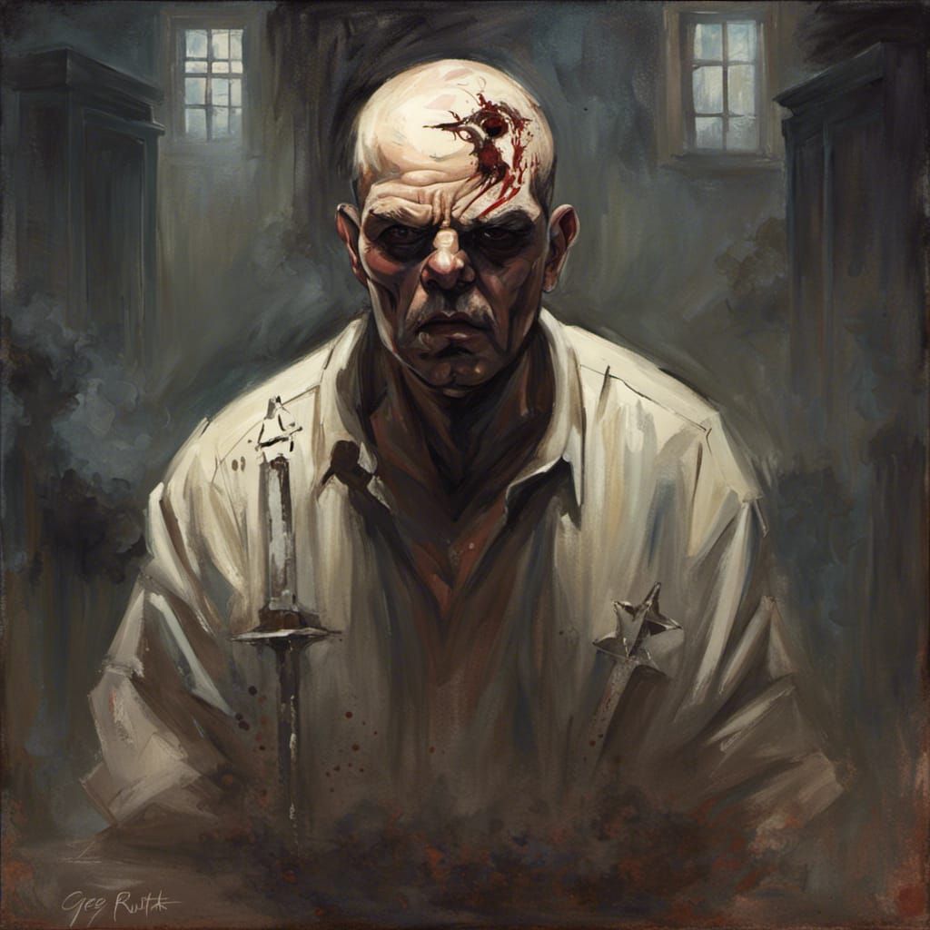 Sinister Mind Prison as Dark Fantasy Art