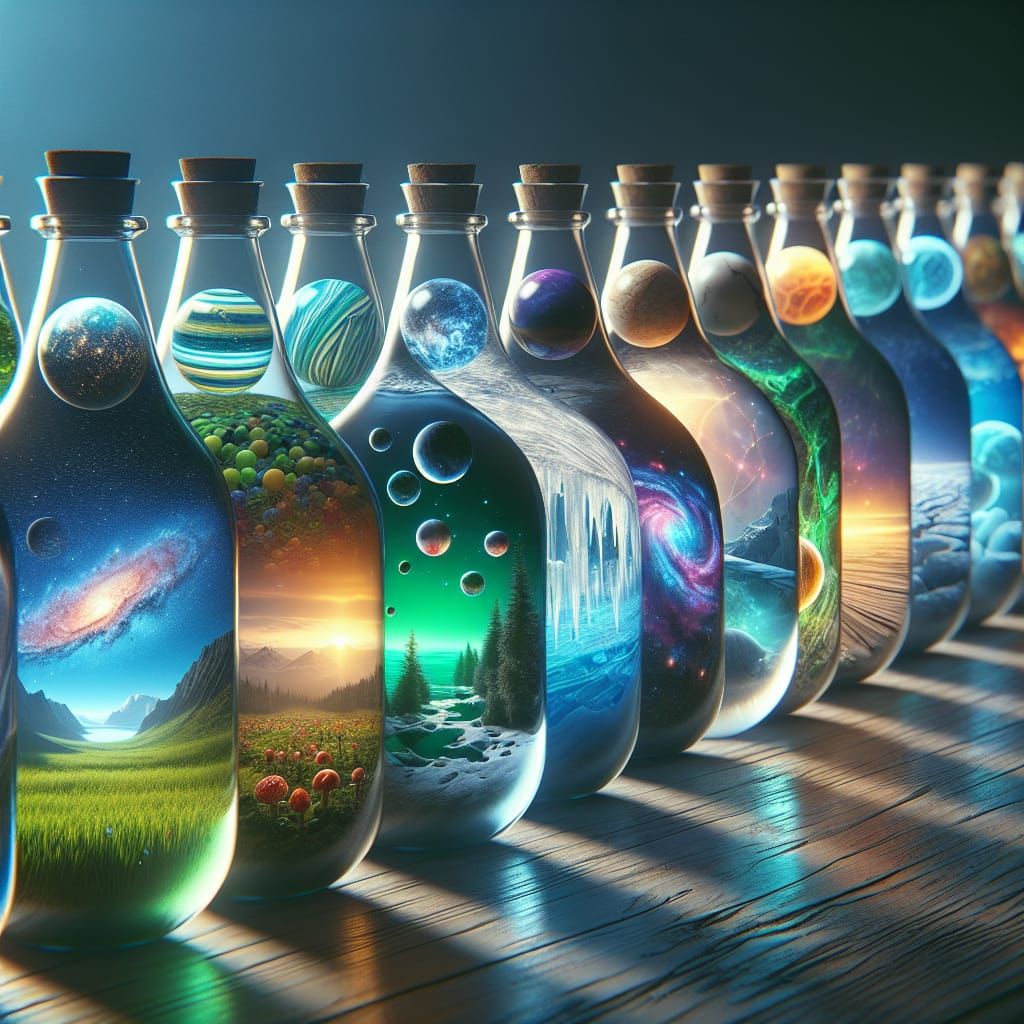 Marbles: Gateways to Other Worlds in Digital Art