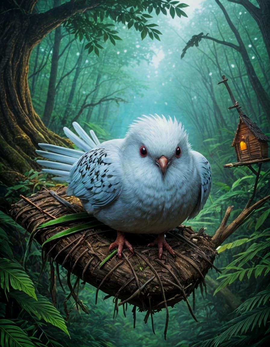 Enchanted Forest Voodoo Practitioner Dove