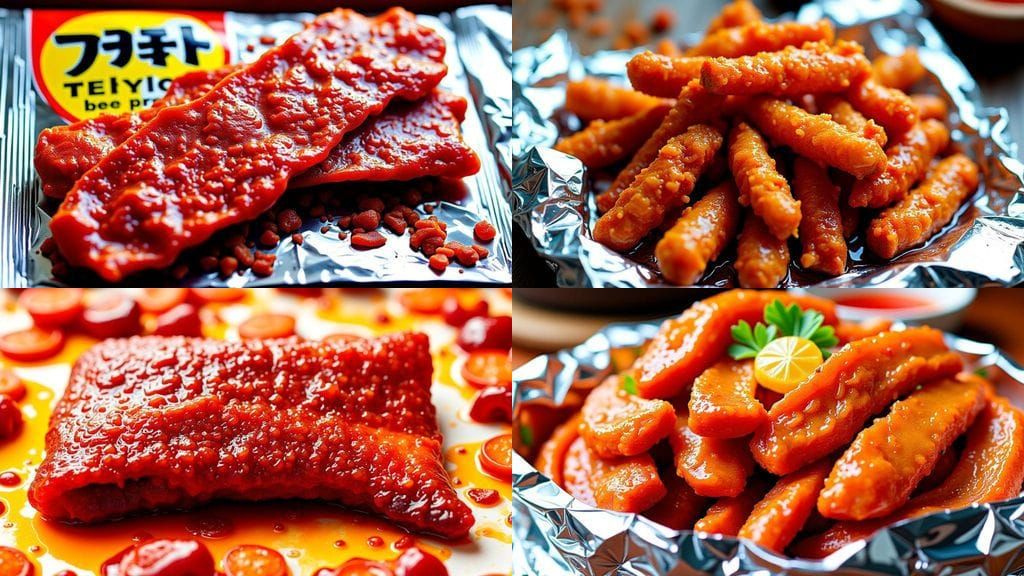 Dehydrated Meat Stick in Teriyaki Coating Ready to Eat