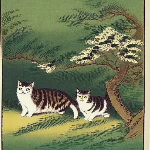 Futuristic Japanese Cat Medical Support System