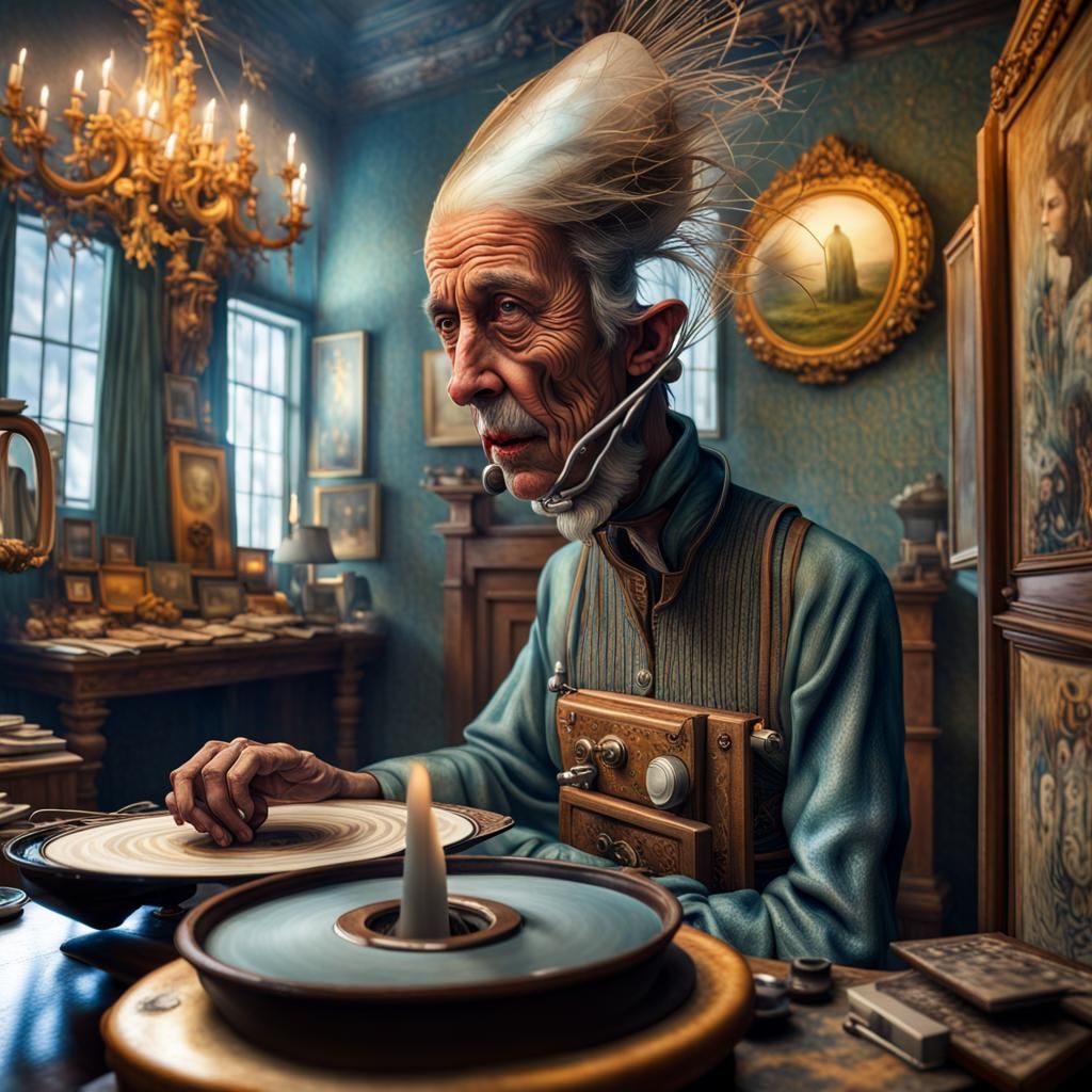 Magical Biological Dreamscape in Surreal Style