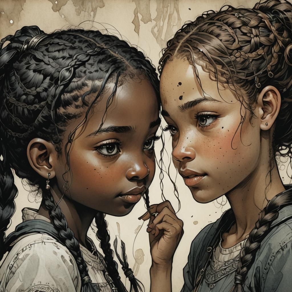 Whispering Friends in Intimate Detail