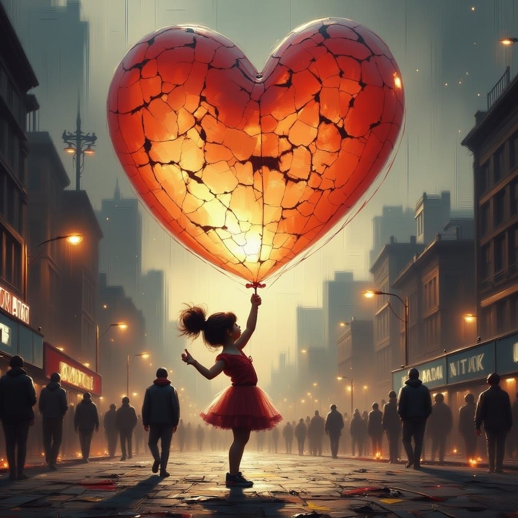 Lost Innocence in a Gritty Cityscape