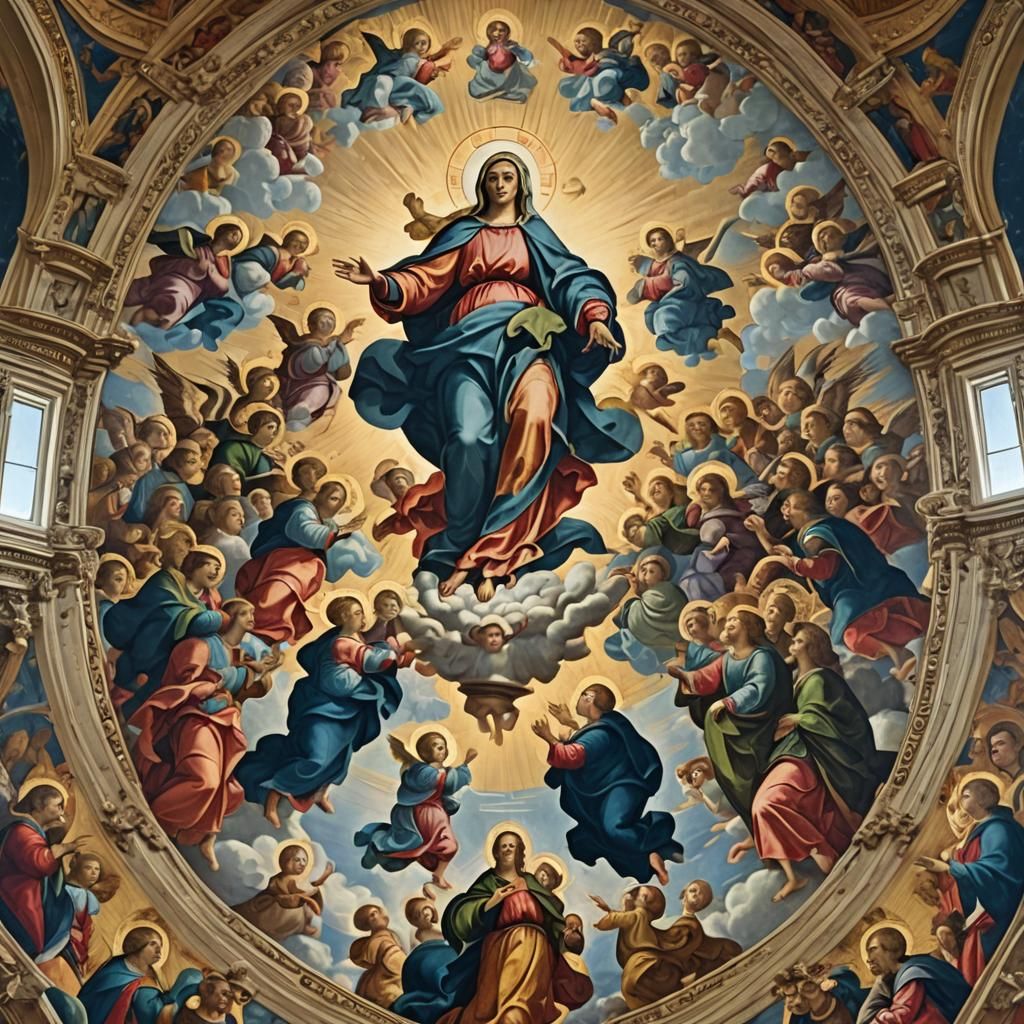 Assumption of the Virgin: Religious Art