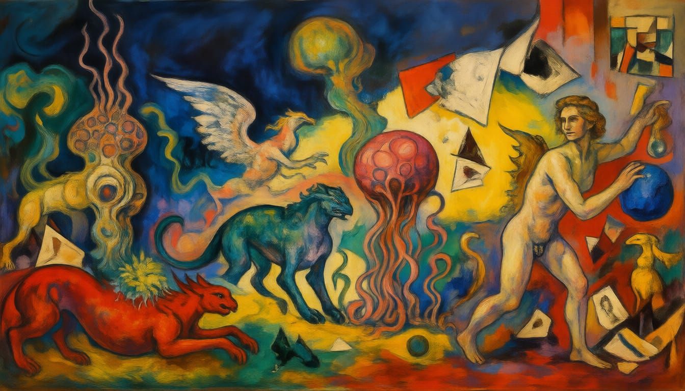 Surrealist & Abstract Expressionist Creation and Regeneratio...