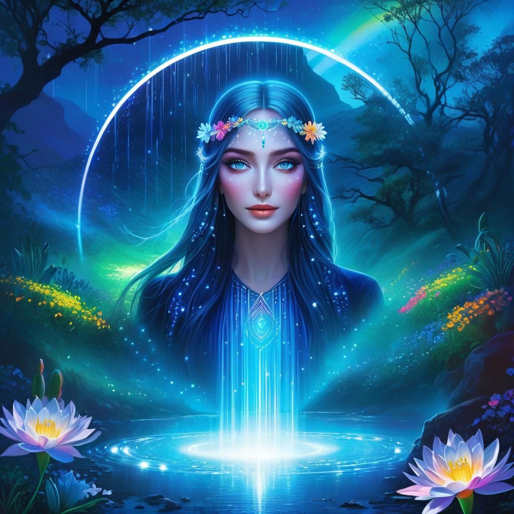 Magical Sonoran Valley with Dreamy Face