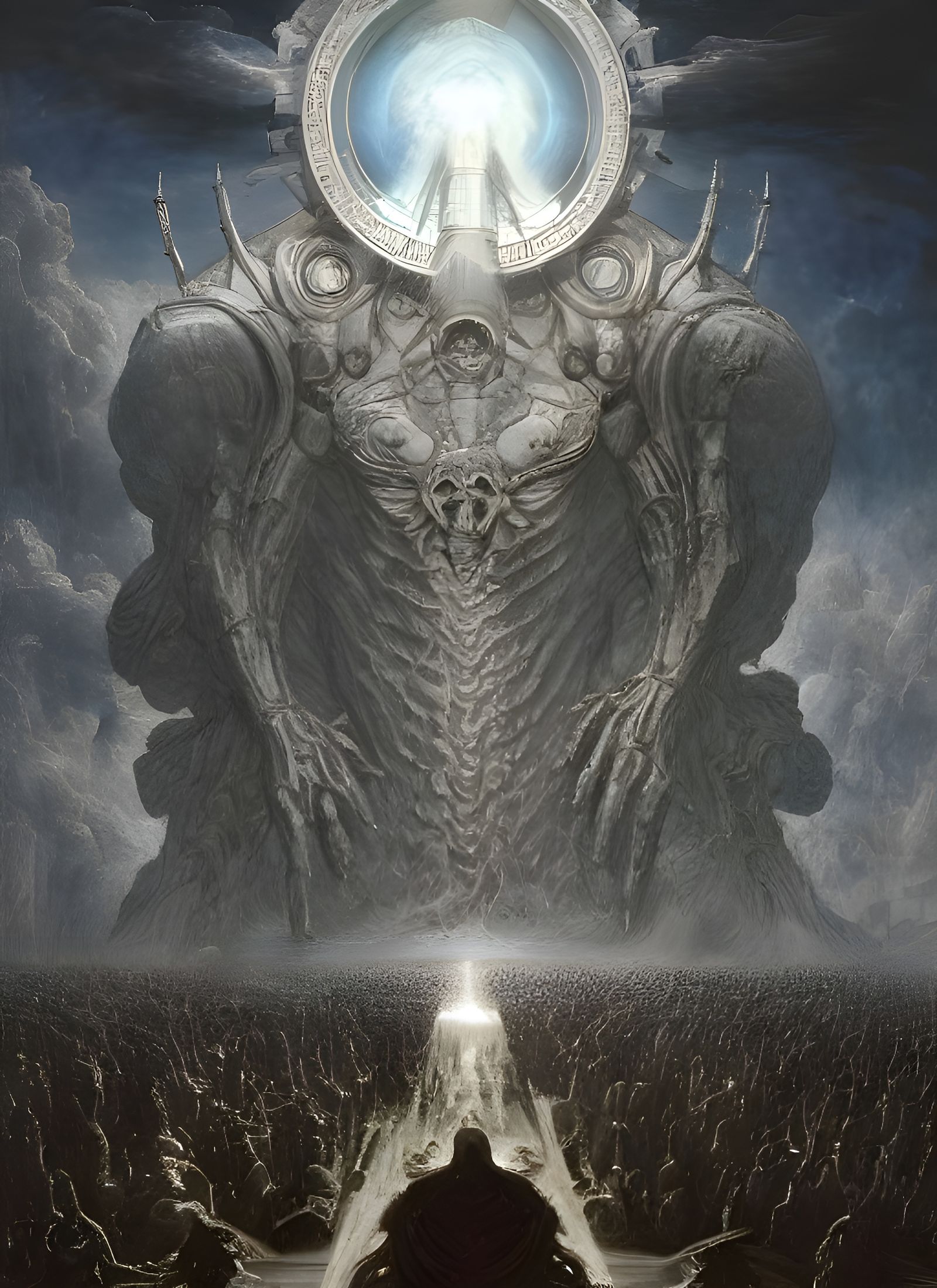 Cosmic Invasion: Hyperdetailed Airbrush Art in 8k