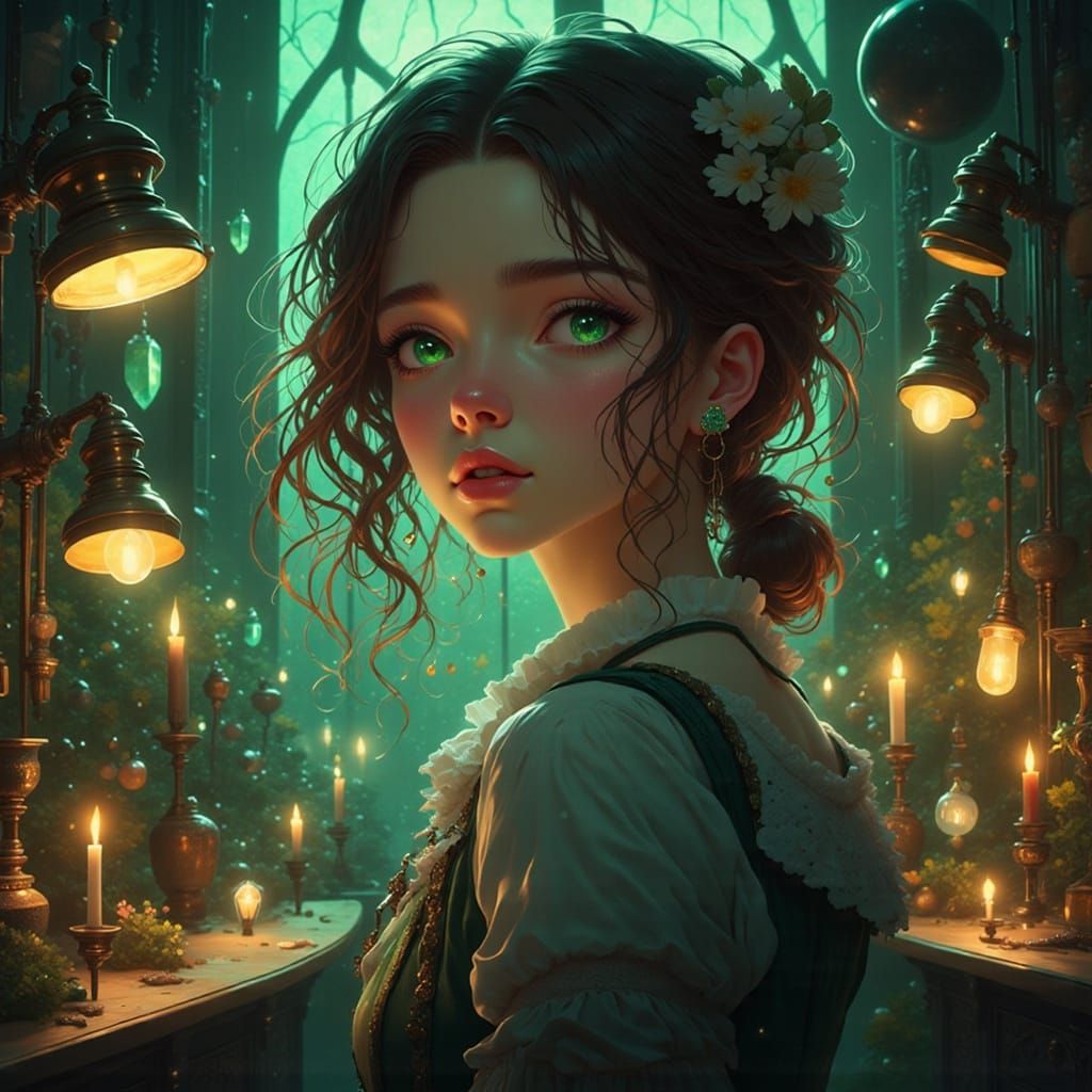 Mysterious Medical Mystic in Dreamy Darkness