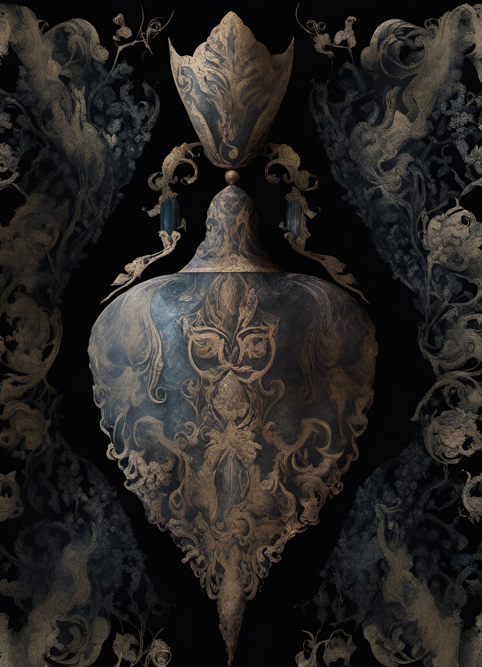 Steamnouveau Handmedowns with Brocade and Glitchcore