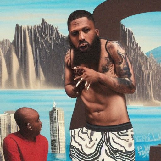 Surreal Character Dancing: Detailed Matte Painting