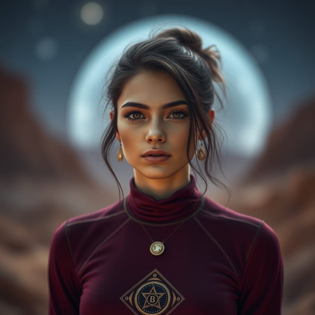 Homesick Alien from Planet Erra: Professional Portrait