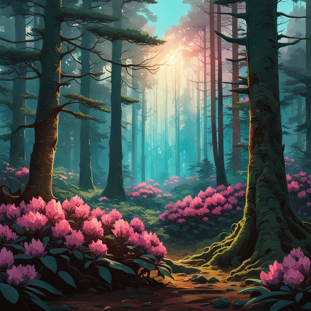 A mystical forest