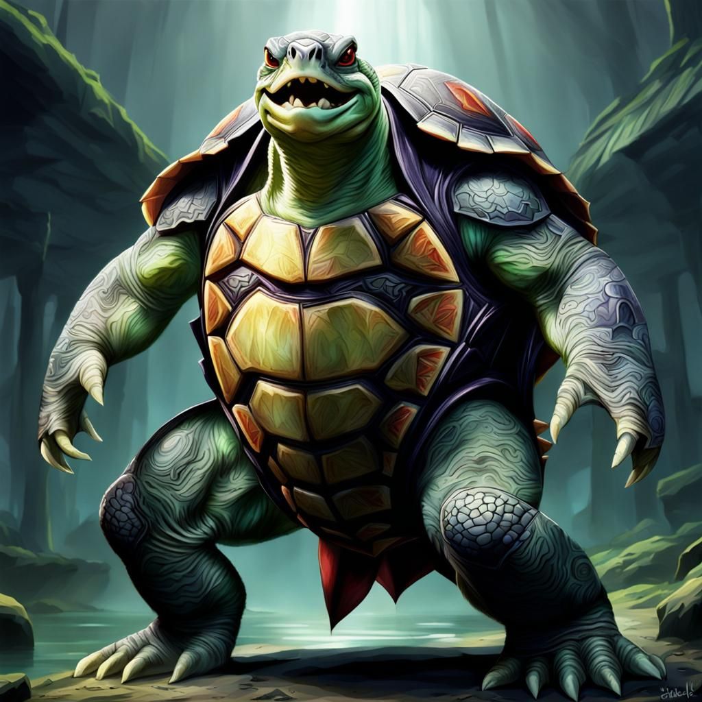 Vampire Turtle Fusion: A Strange Hybrid Creature