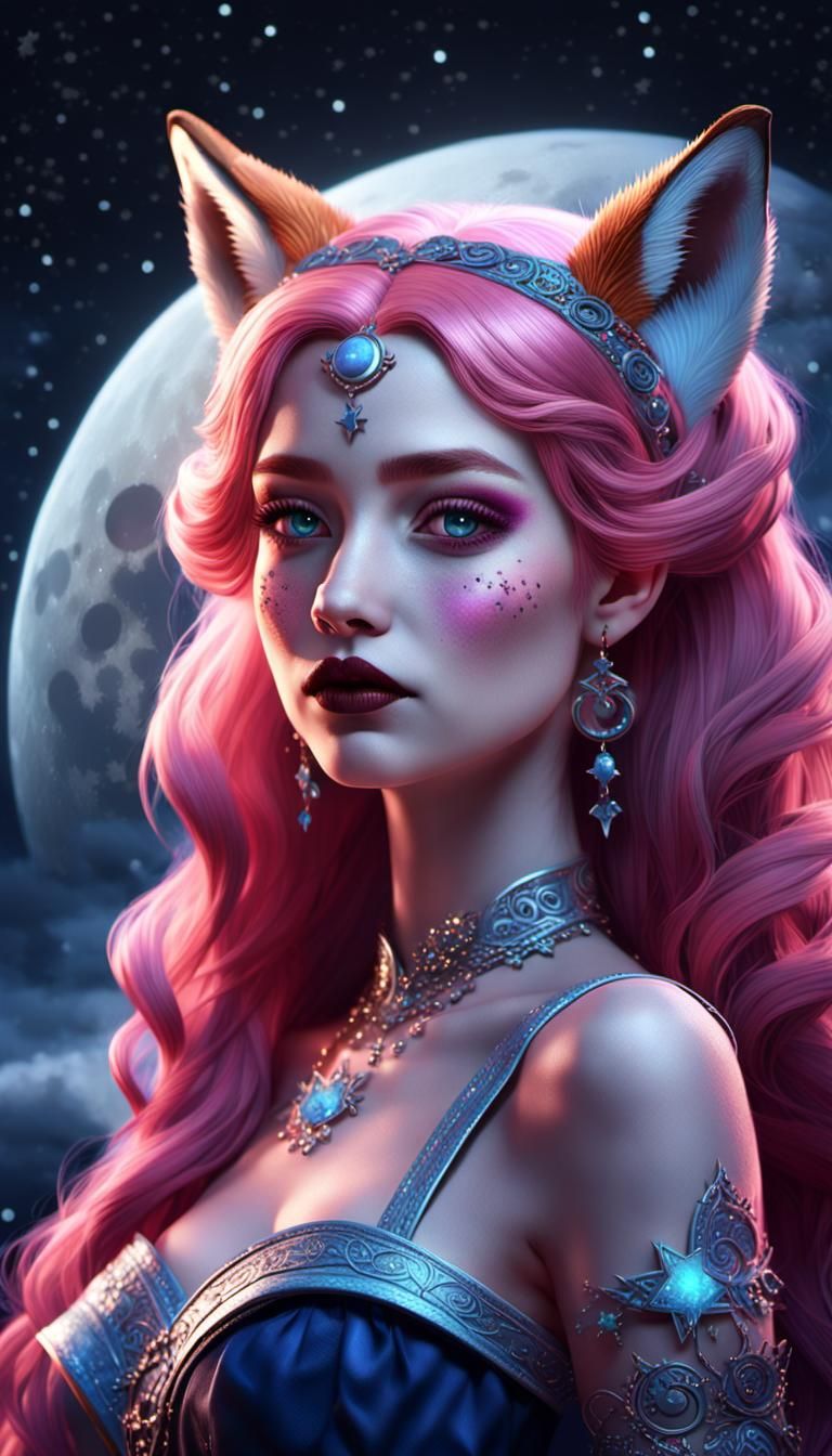 Princess Mini Moon kitsune