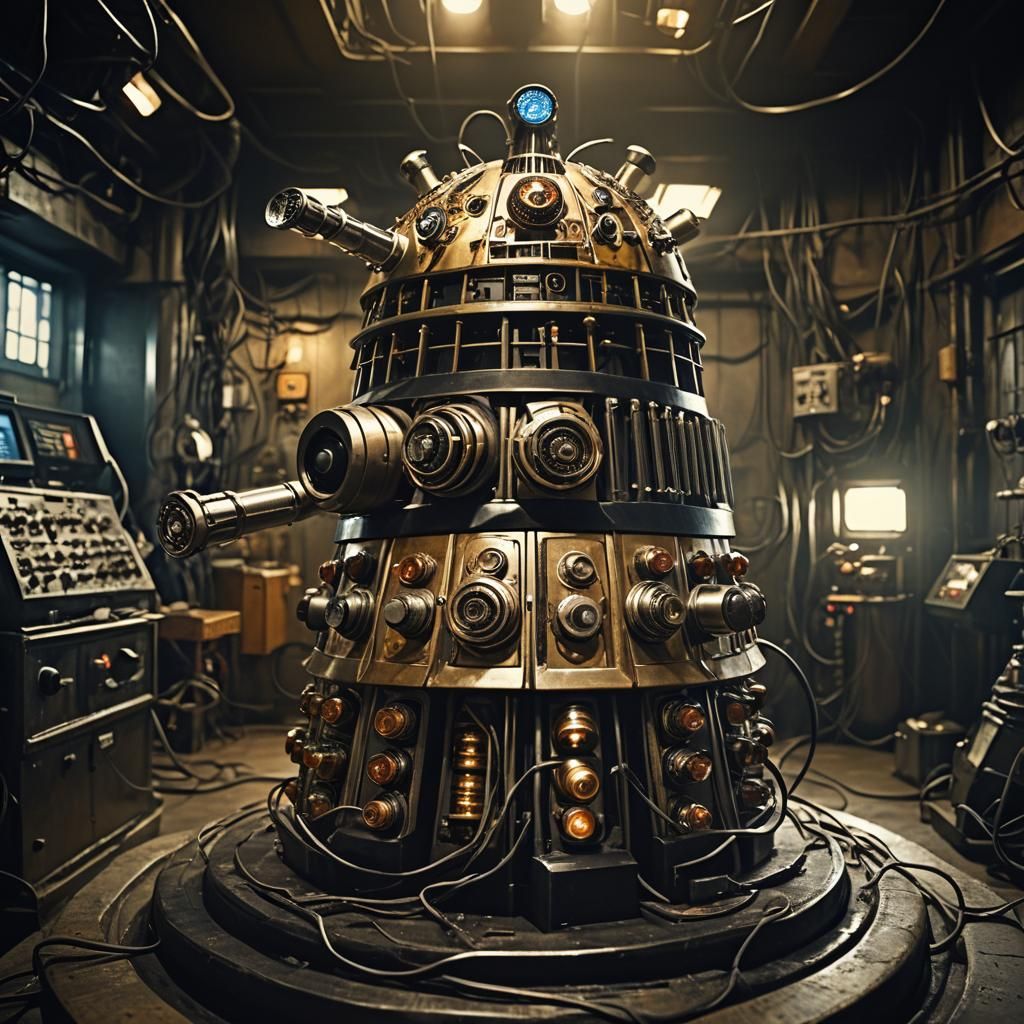 Dalek Brain: Industrial Sci-Fi Film Still