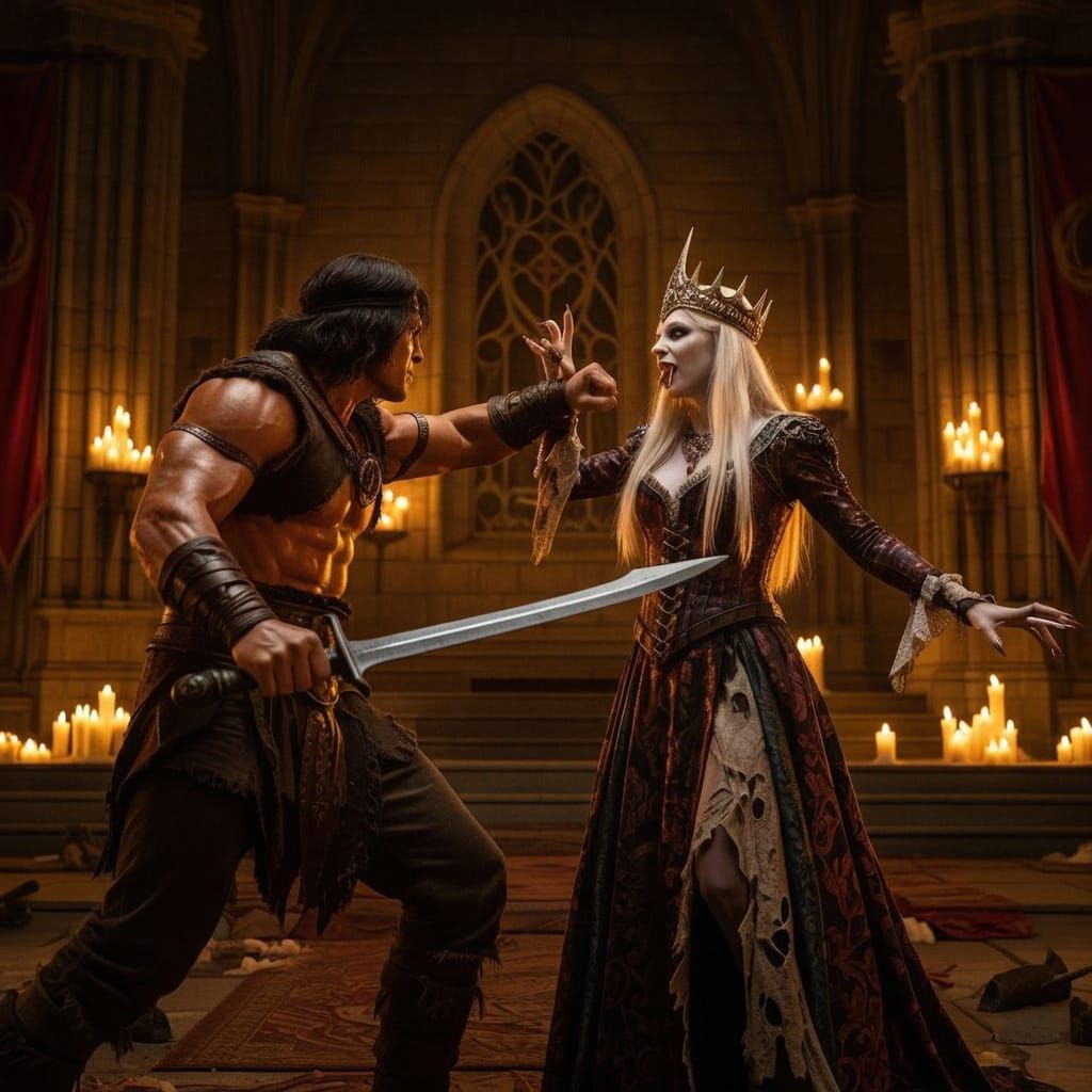 Detailed Stone Flooring Inside Castle