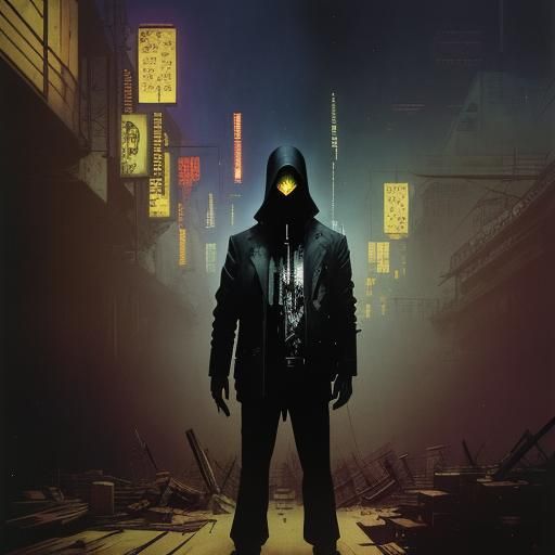 Disturbing Demonic Entity in Analog Horror Style