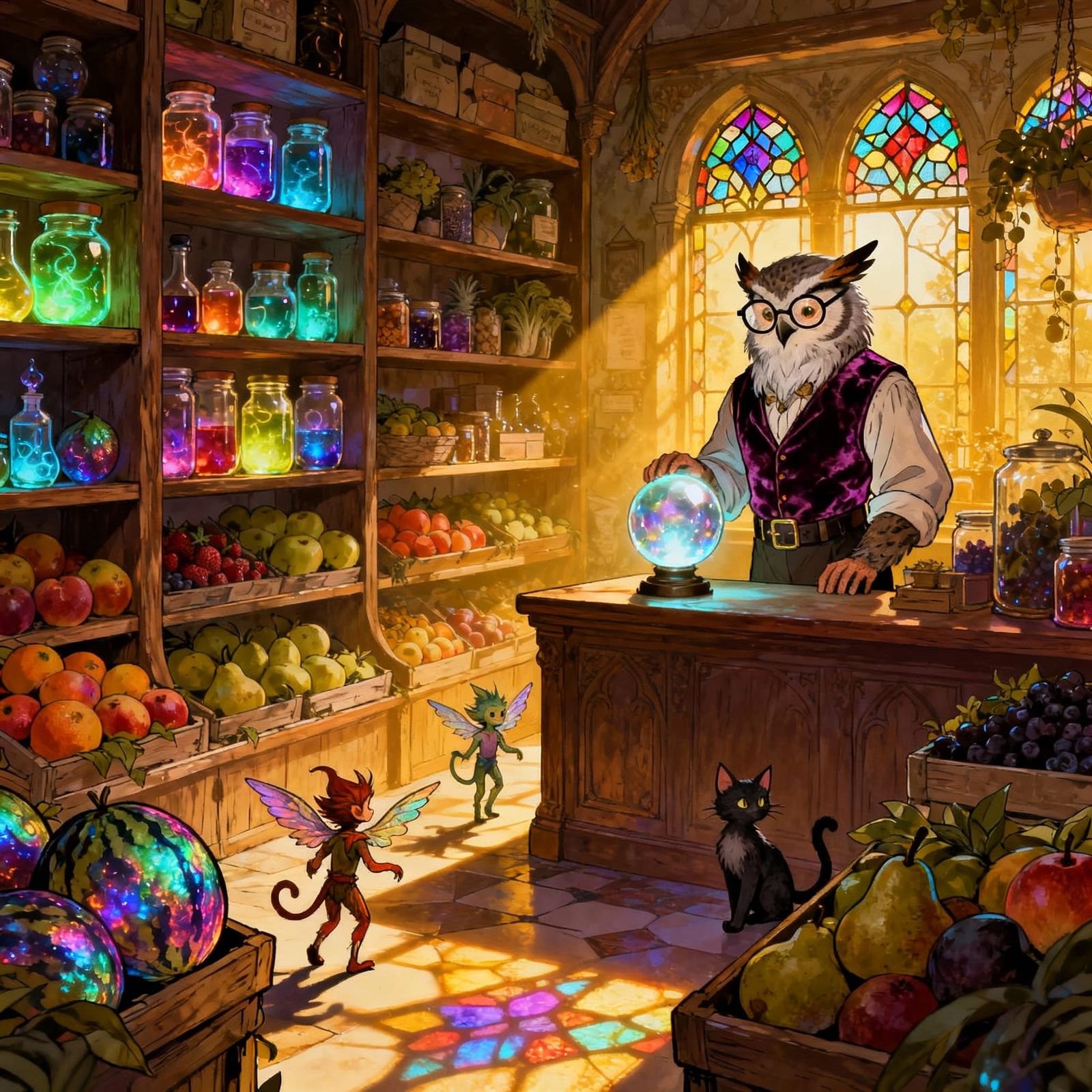Magical Grocery Store Filled with Wonders