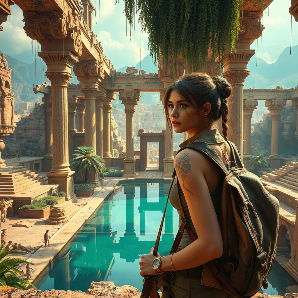 Explorer Discovers Hanging Gardens of Babylon Ruins