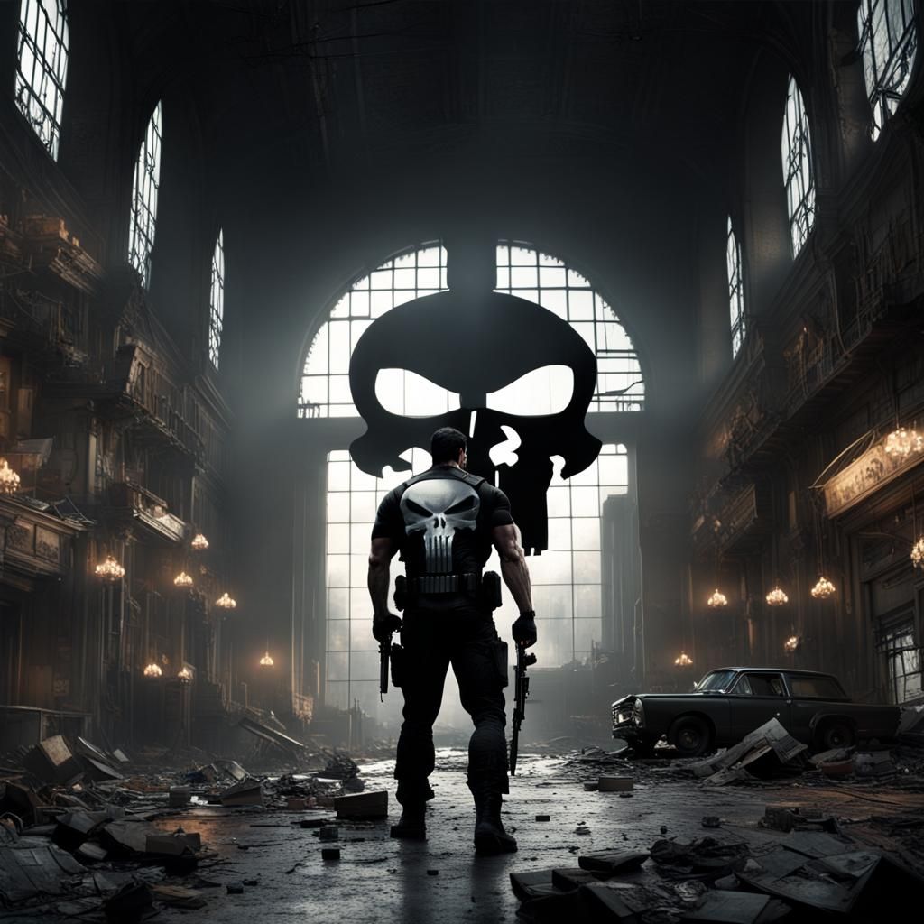 The Punisher: Epic Cinematic Digital Matte Painting