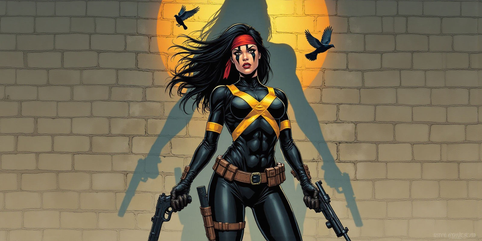 Dani Moonstar: Indigenous X-Men Hero in Comic Art Style