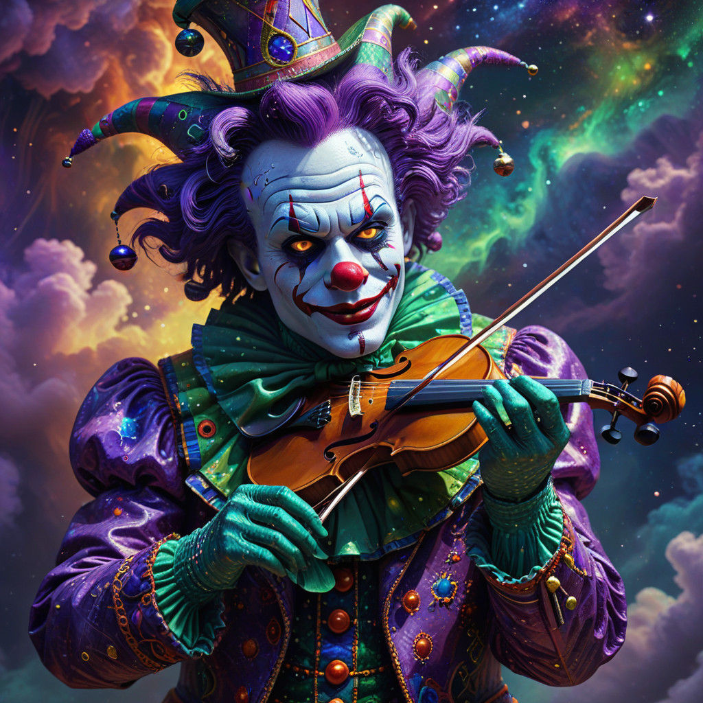 Ethereal Clown Plays Cosmic Fiddle