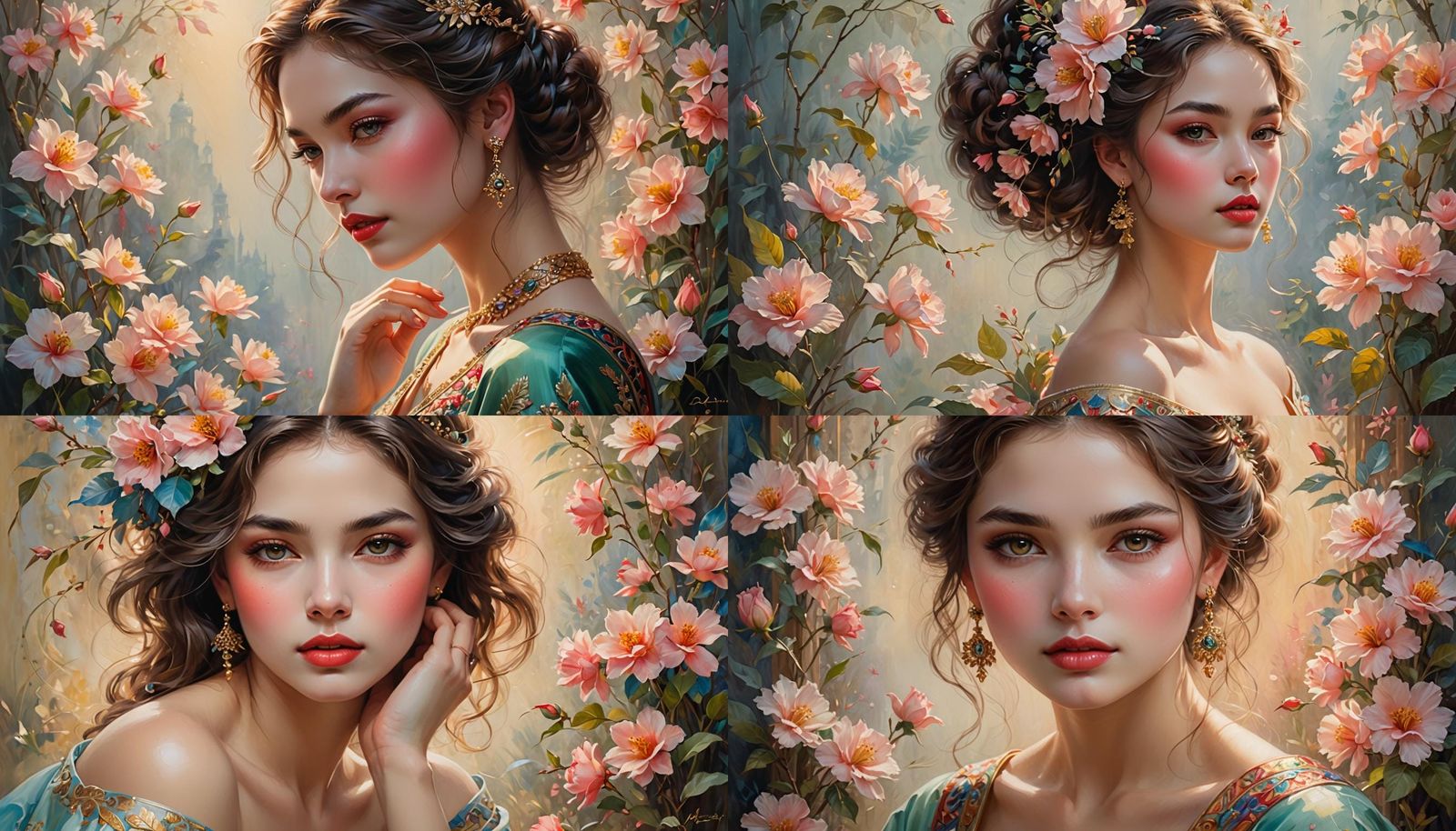 Captivating Portrait of a Radiant Woman