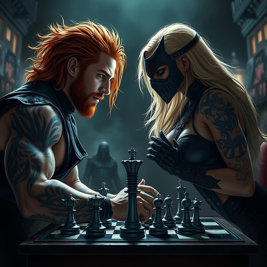 Chess Match in Ghostly Arena: Dynamic Lighting