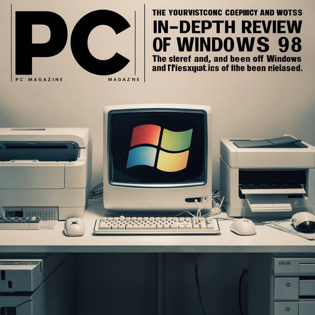 PC Magazine Cover from 1997 Featuring Windows 98