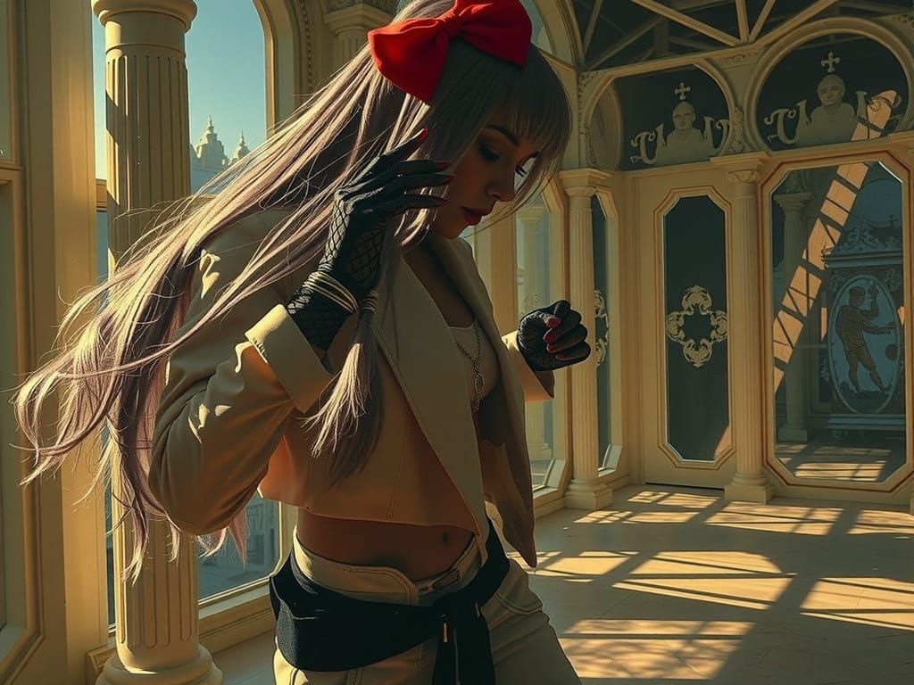 Madison Beer in Ralph Steadman Style