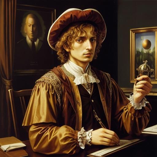 Surreal Renaissance Doctor in Hyper-realism Style