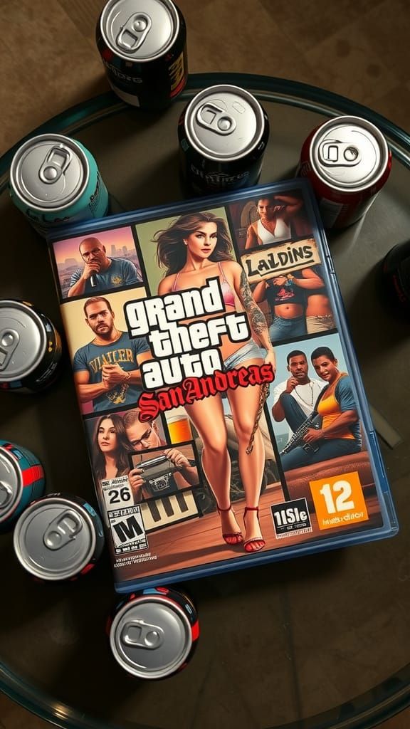GTA 5 San Andreas Ladies Edition: Game Case Photo
