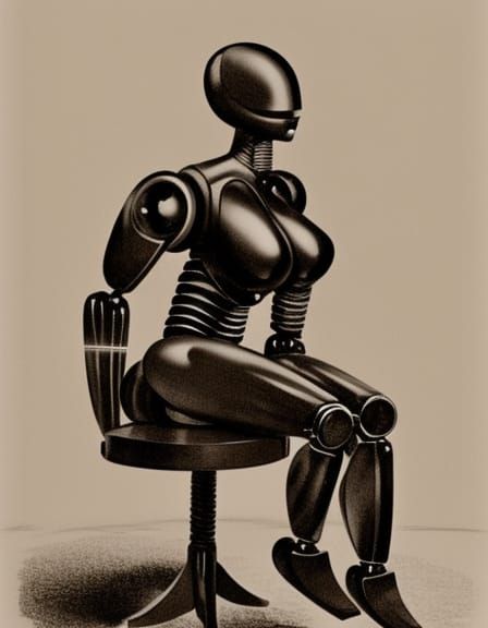 "Replicant Fashion Week" in "A series of Space Opera-inspired bookmarks" - A37.