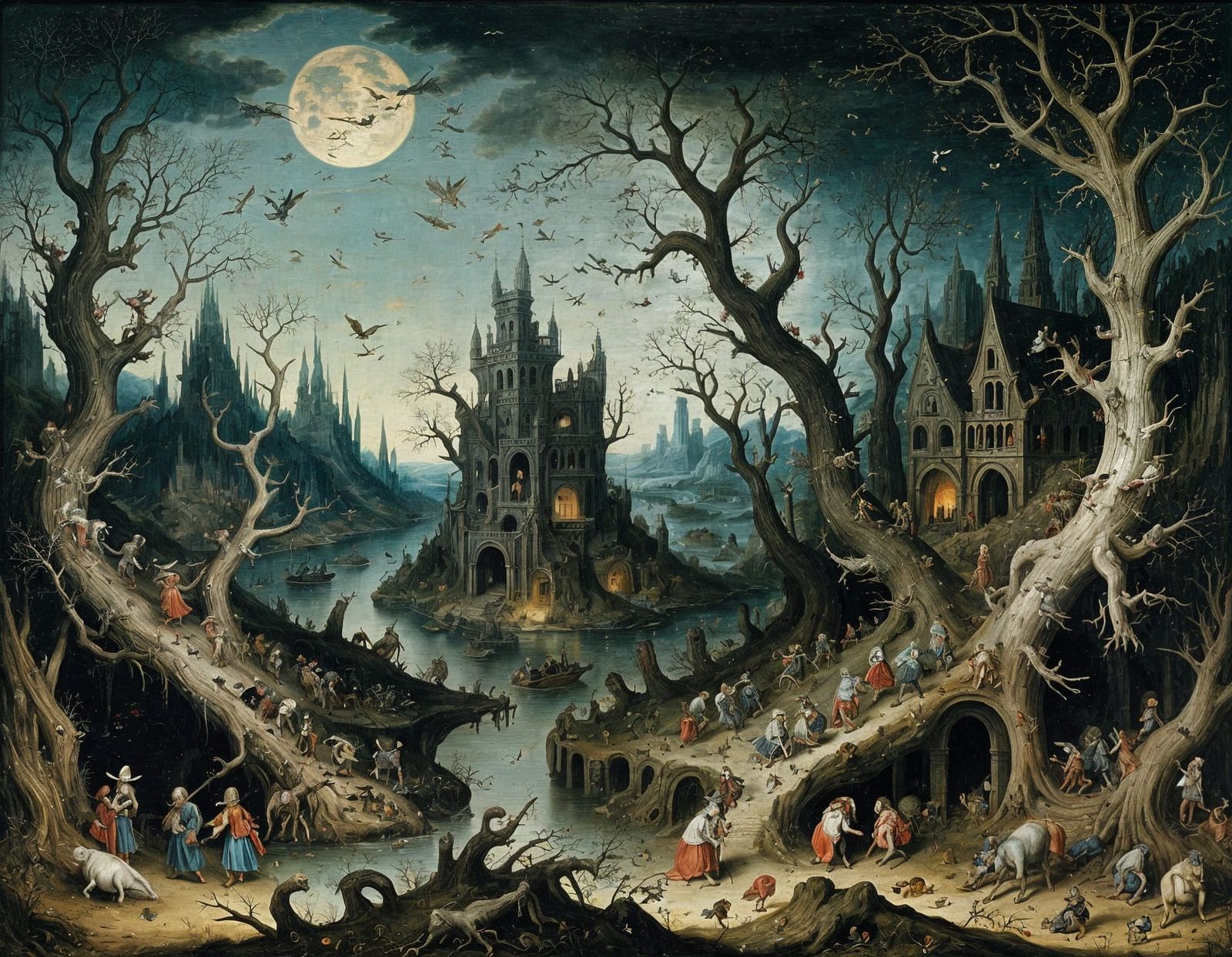 Dreamlike Ruins Transcend Reality in a Bosch-Inspired Master...