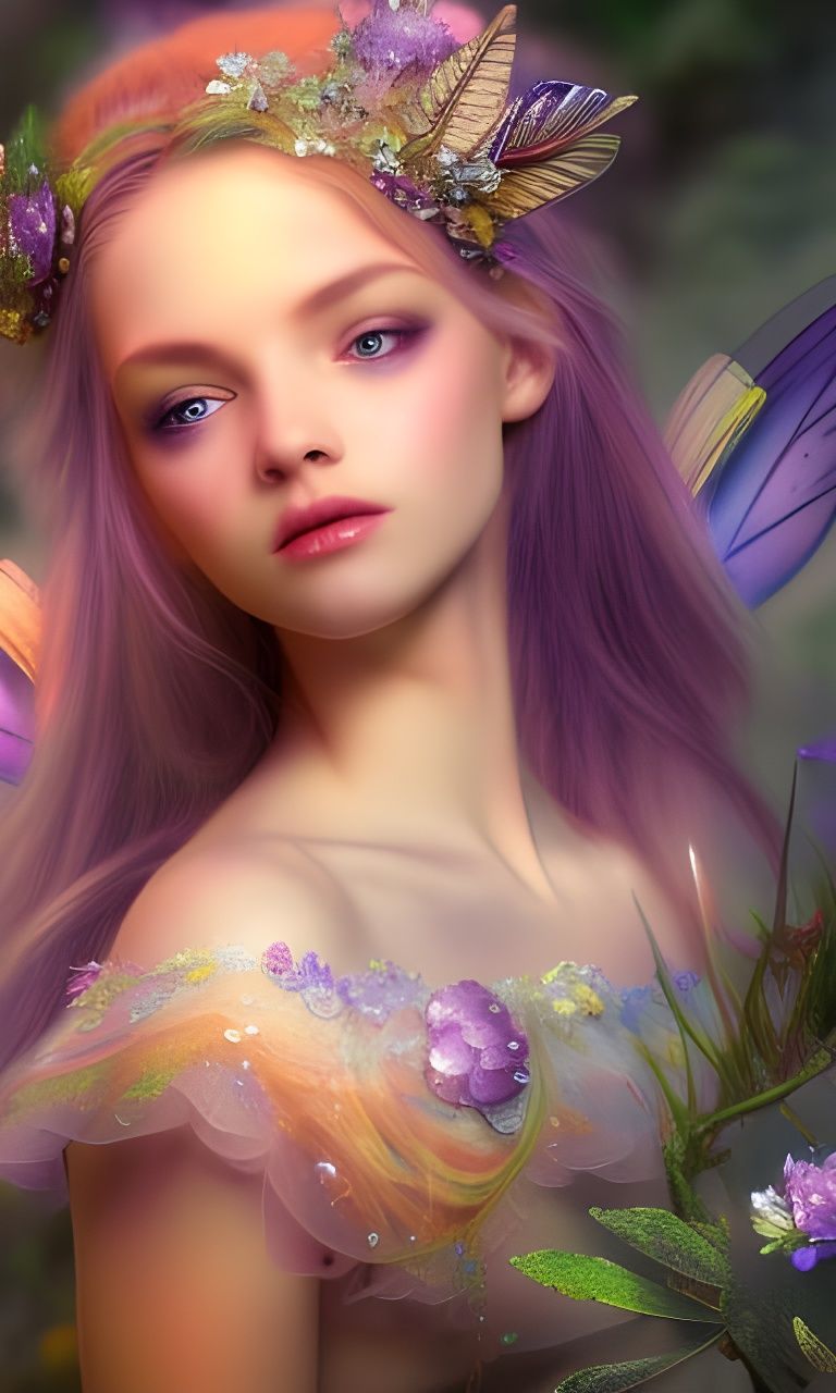 Fairy Princess: Detailed Digital Painting in 8k