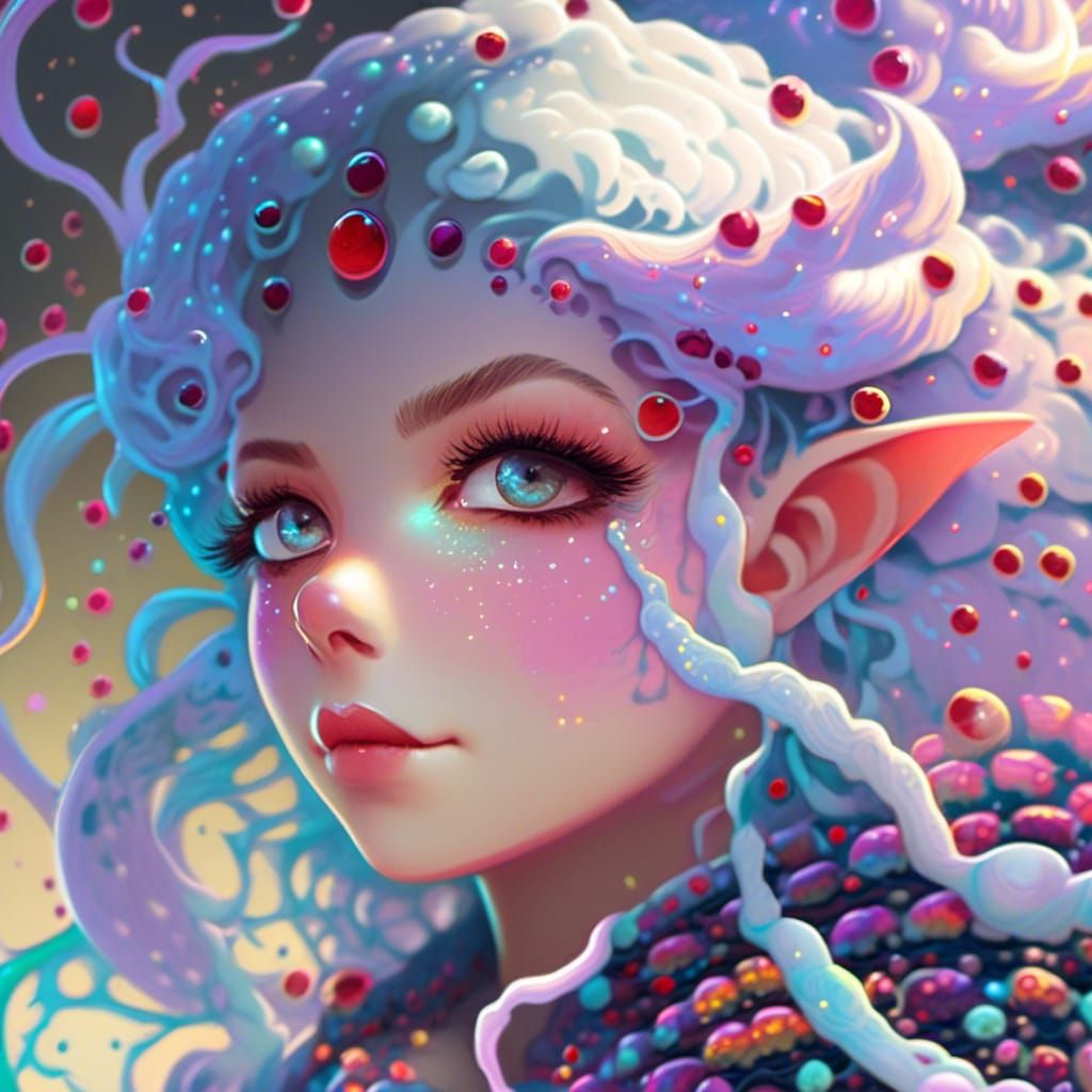 Photorealistic Adorable Ghost in Fantasy Art Style