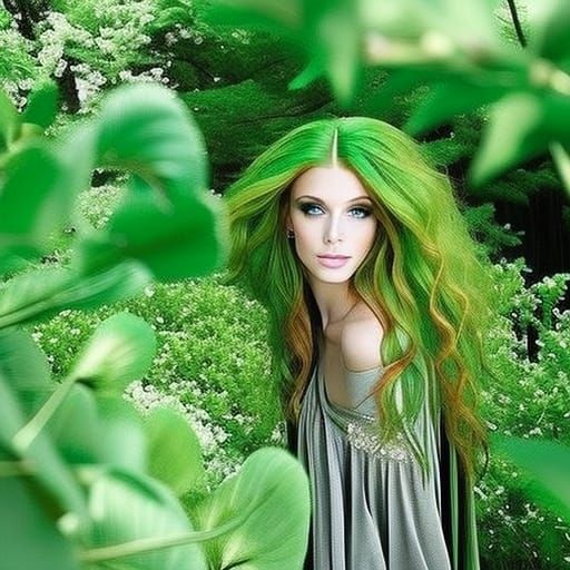 Auburn Beauty with Emerald Eyes