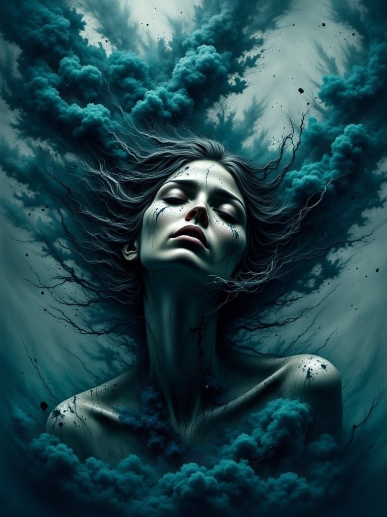 A Woman Lost in a Maelstrom of Melancholy