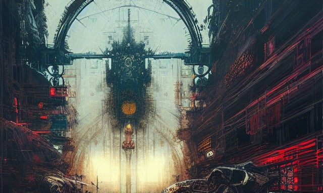 Heaven's Gates: Intricate Fantasy Album Art