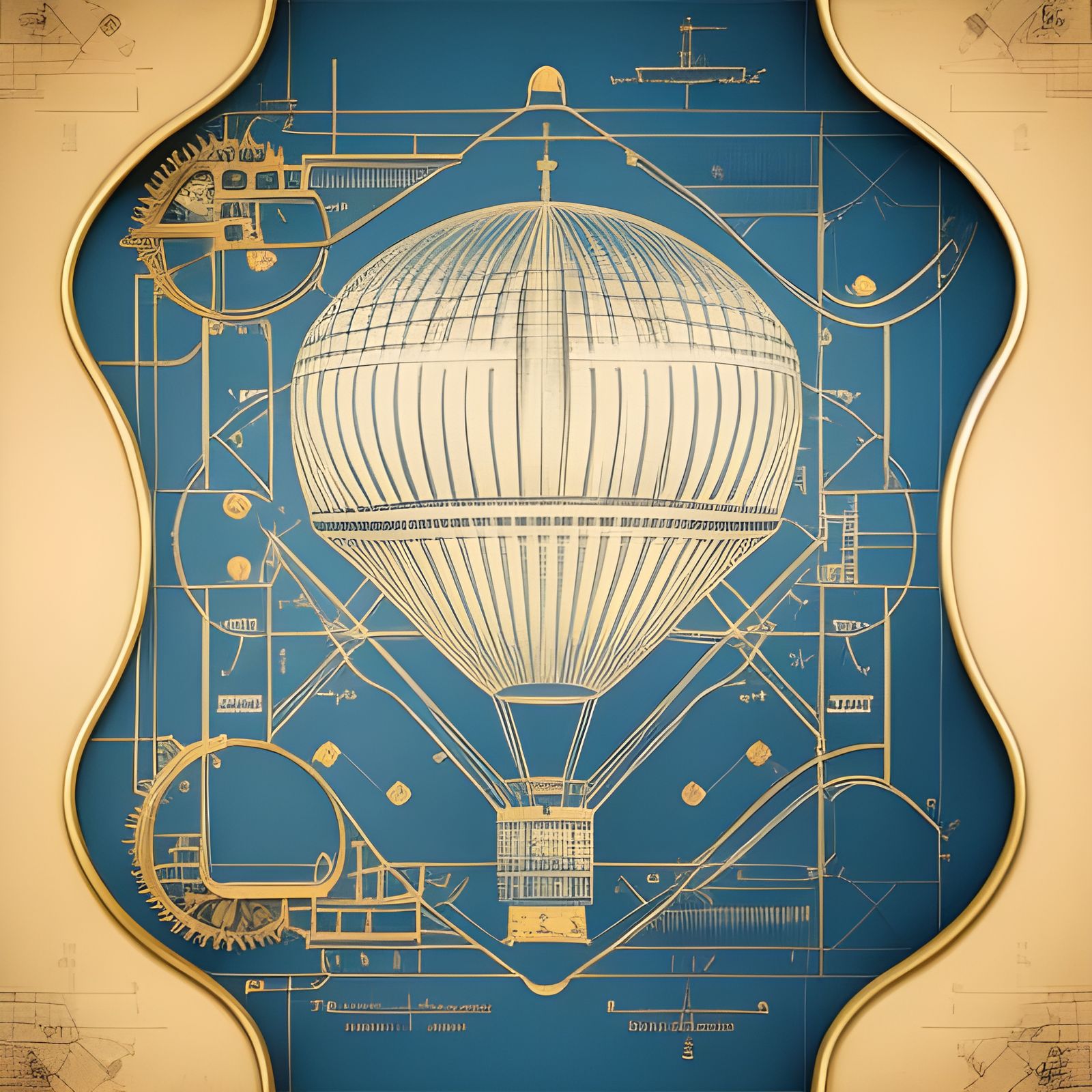 Blueprint - Hot Air Balloon