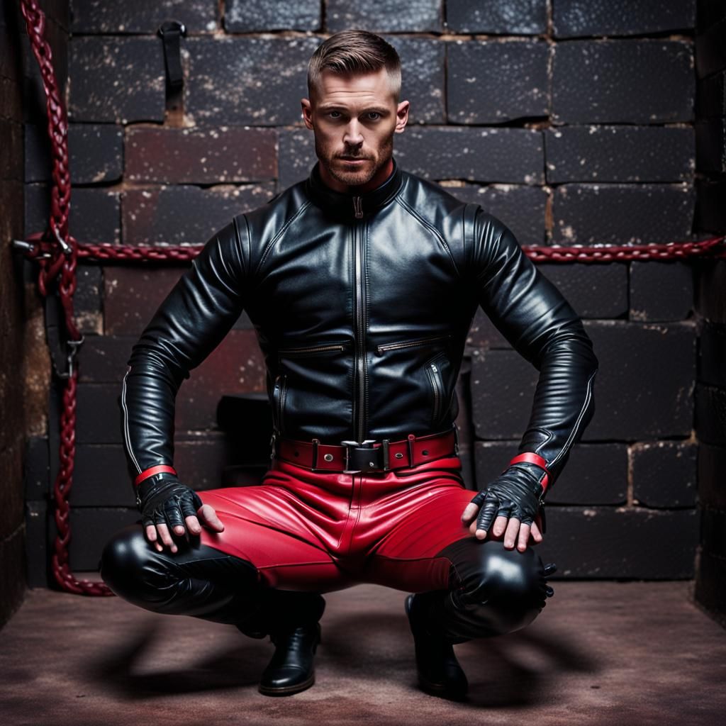 Muscular Man in Dungeon: Professional Photography