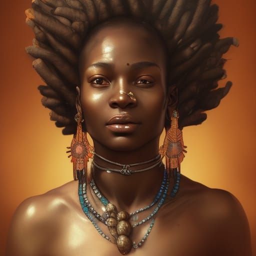 African tribeswoman