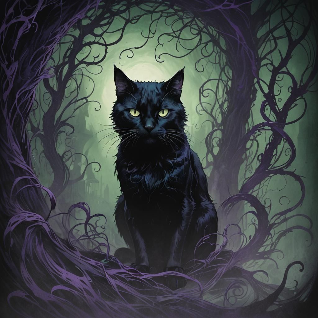 Black Cat's Dark Fantasy Nightmare in Unreal Engine