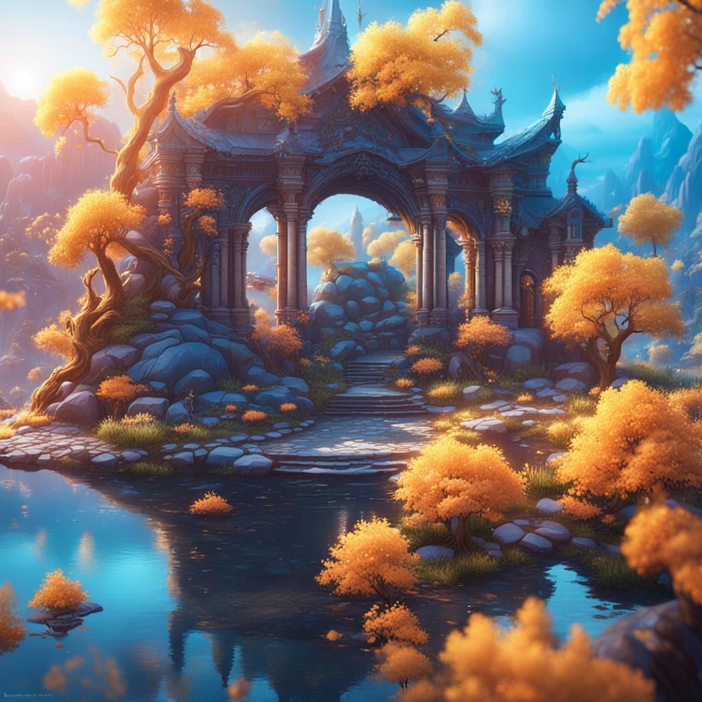 Winter to Spring Transition in Detailed Matte Painting