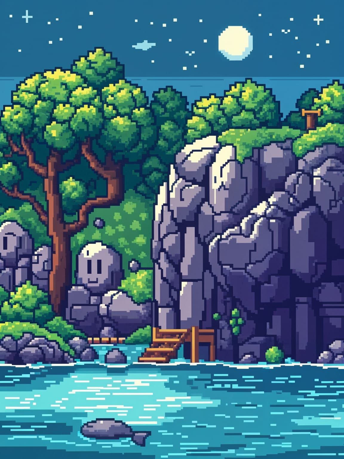Simple Pixel Art Design