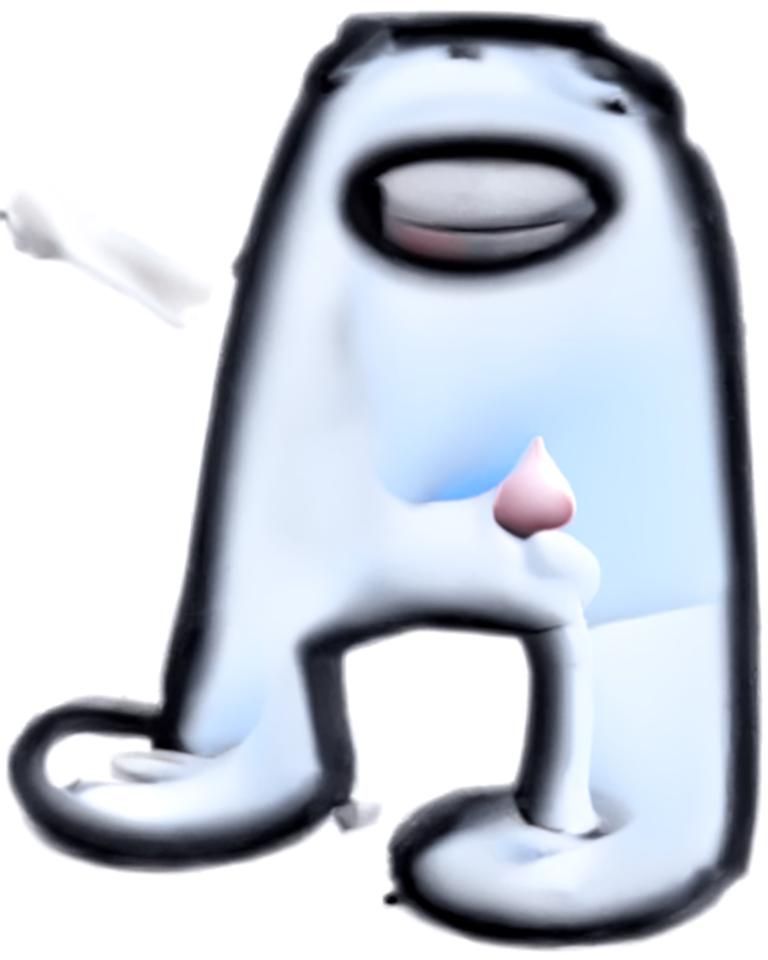 Hyperdetailed 4K Amogus Meme Render
