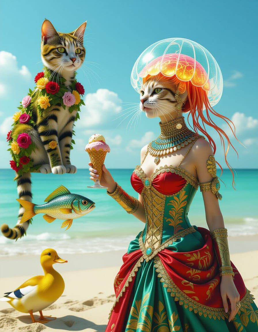 Steampunk Animals Reimagined in Unconventional Materials