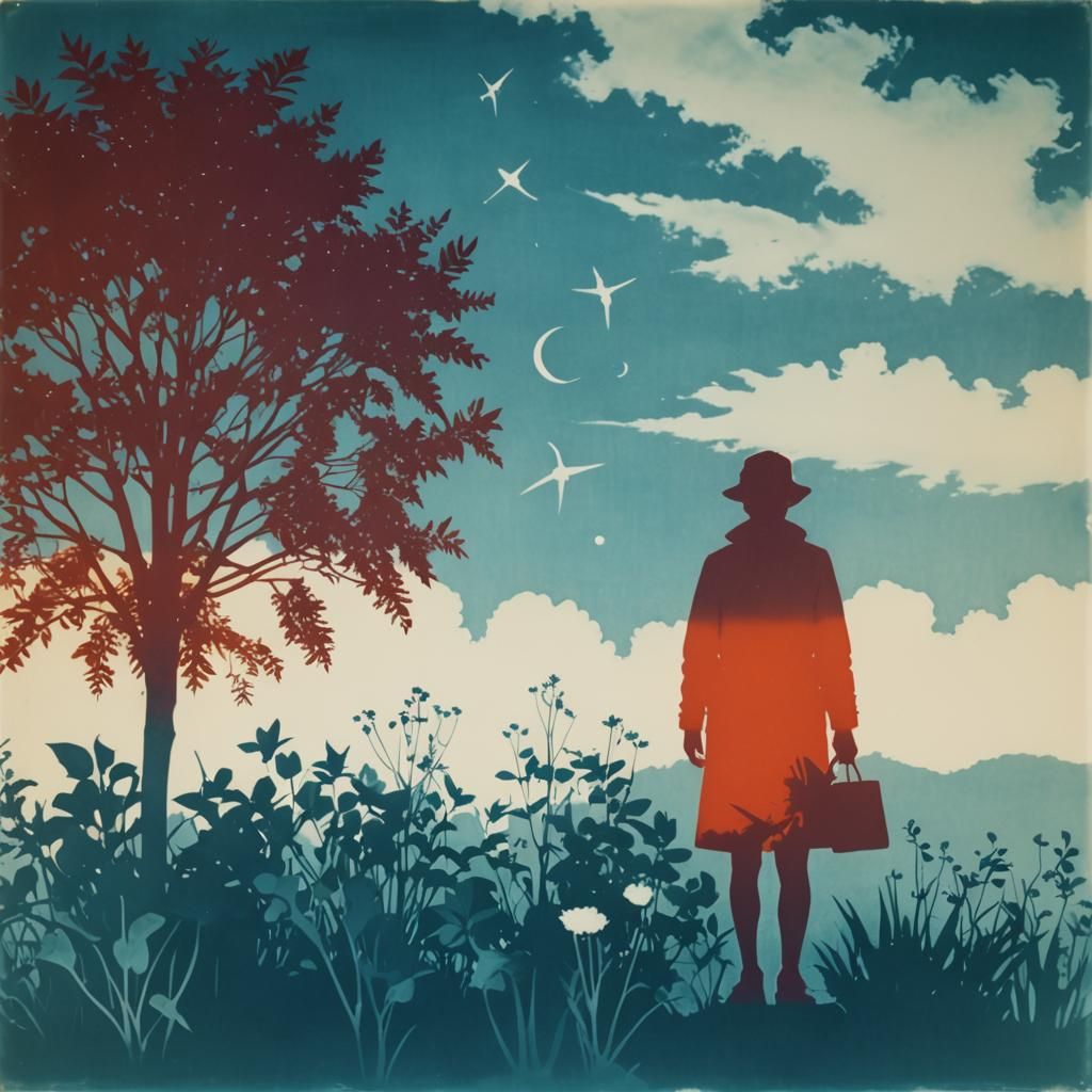 Idyllic Plants in Photogram Style