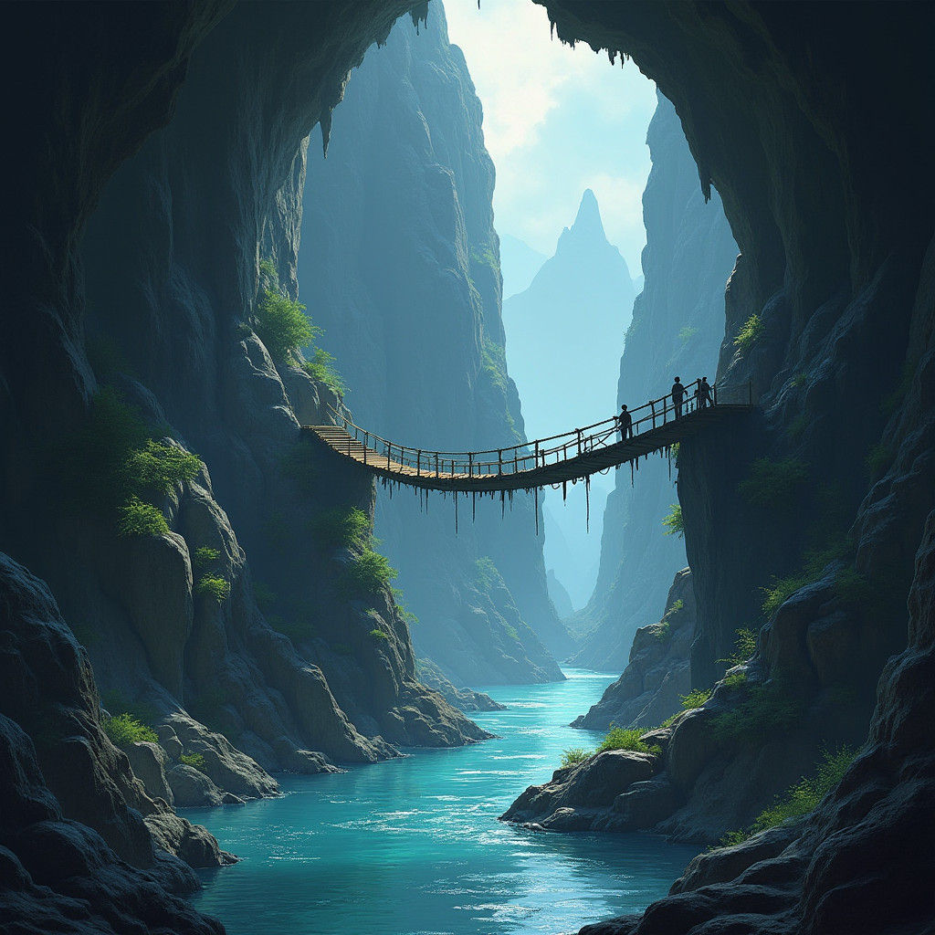 Cosmic Caverns: A Mysterious Subterranean Realm